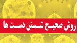 روش صحیح شستشوی دست‎‌ها برای پیشگیری از ویروس کرونا