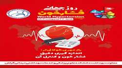 پیام آقای دکتر سعید مهروری به مناسبت فرارسیدن روز جهانی فشارخون