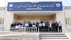 دیدار معاون بهداشت با کارکنان به مناسبت روز کارمند و روز پزشک