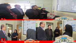 تیم معاونت بهداشت از مراکز و خانه های بهداشت روستایی بازدید کردند .